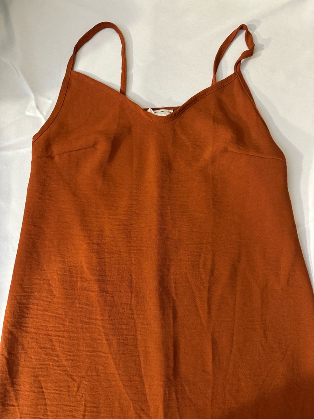 See You Monday Rust Orange dress